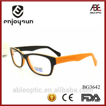 2015 Mixed color students hand made spectacles optical frames eyewear eyeglasses